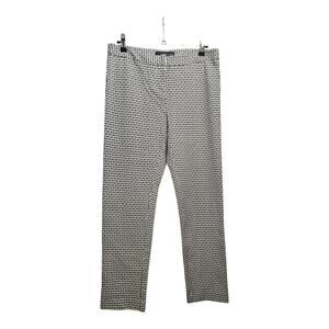 Amanda + Chelsea Womens Size 6 Pants Ankle Cropped Stretch Geometric